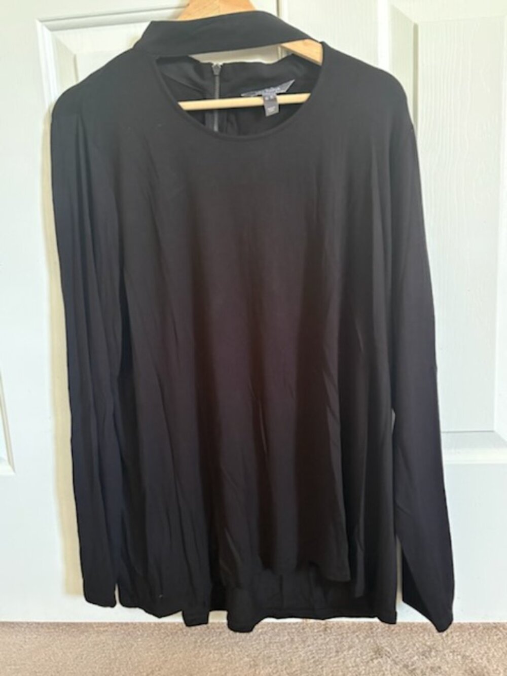 Lisa Rinna, Black, XL Blouse